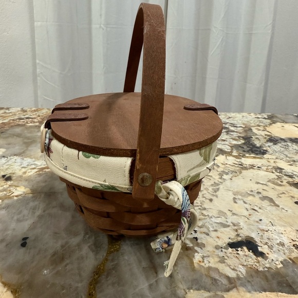 Longaberger Brown Woven basket - Picture 2 of 5